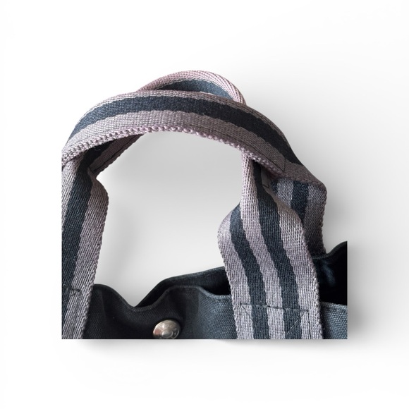 Hermes Fourre-tout Canvas black and greyTote Bag - Picture 9 of 16